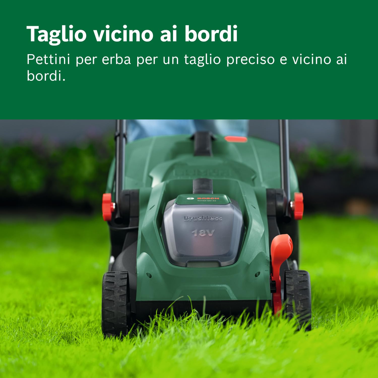 Bosch ROTAK18V-32 Rasaerba Batteria 32 cm Solo Corpo