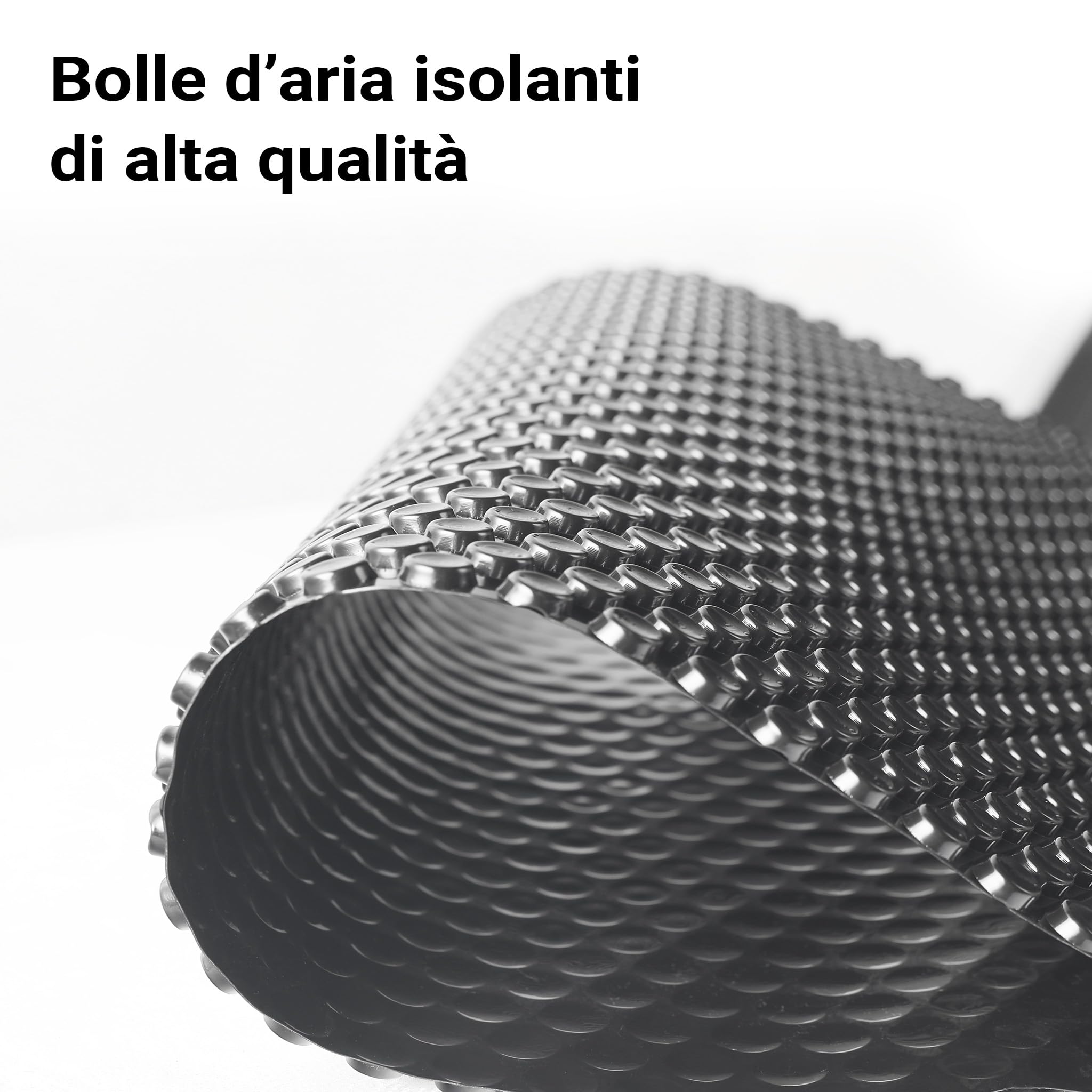 Wiltec Copertura 5x8 m Telo Piscina Termico Nero 140µ