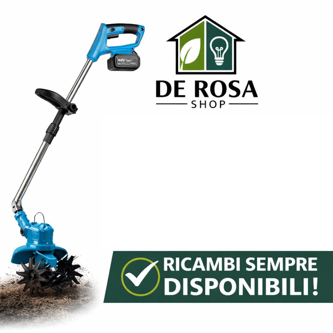 DE ROSA SHOP motozappa batteria 48V doppia batteria