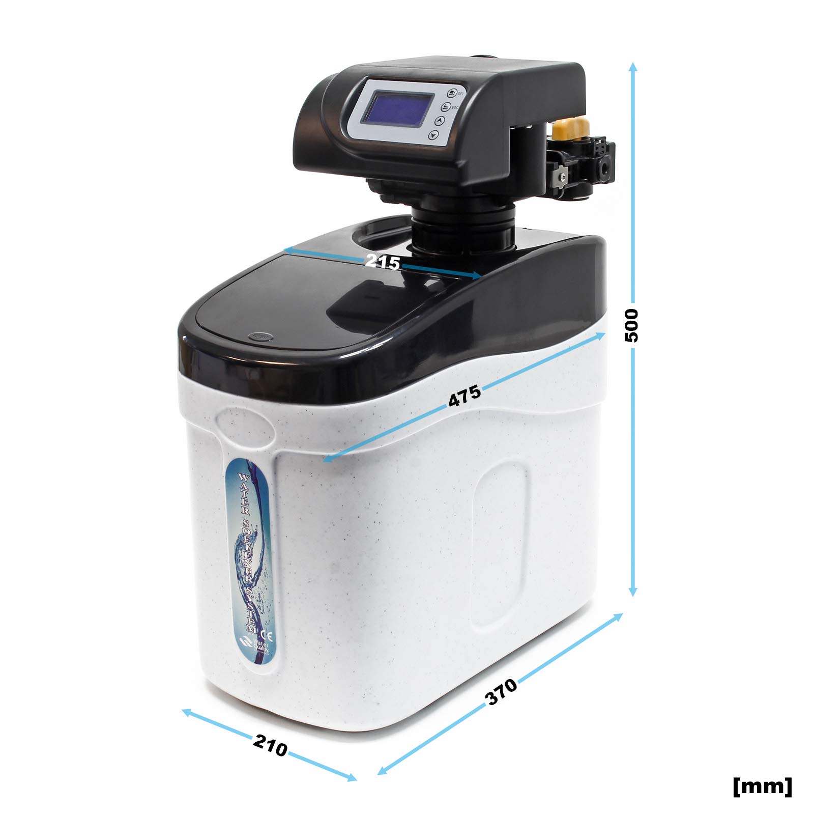 Wiltec NW-SOFT-C1 addolcitore acqua 500 L/h 10 L display