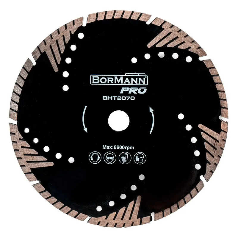 Bormann Disco Diamantato 115 mm Turbo Triangolare Cemento