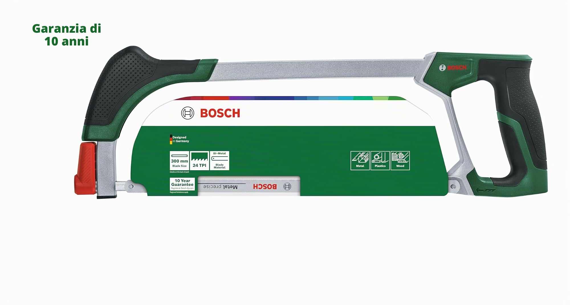 Bosch Home and Garden Seghetto 300 mm + 3 Lame 24 TPI