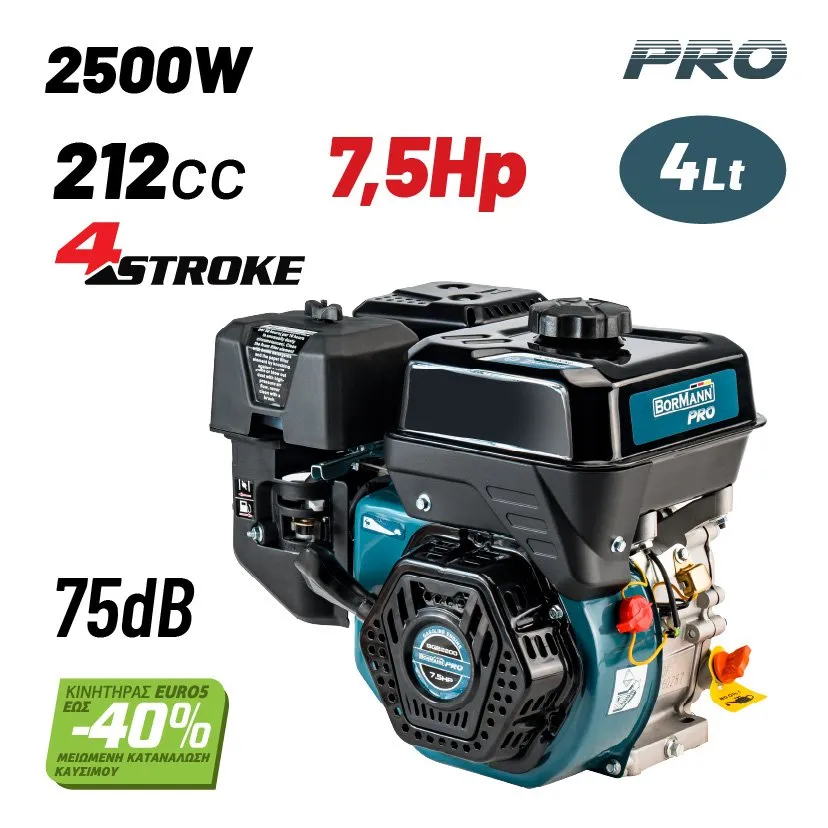 Bormann Pro Motore a Scoppio Q1 7,5HP OHV