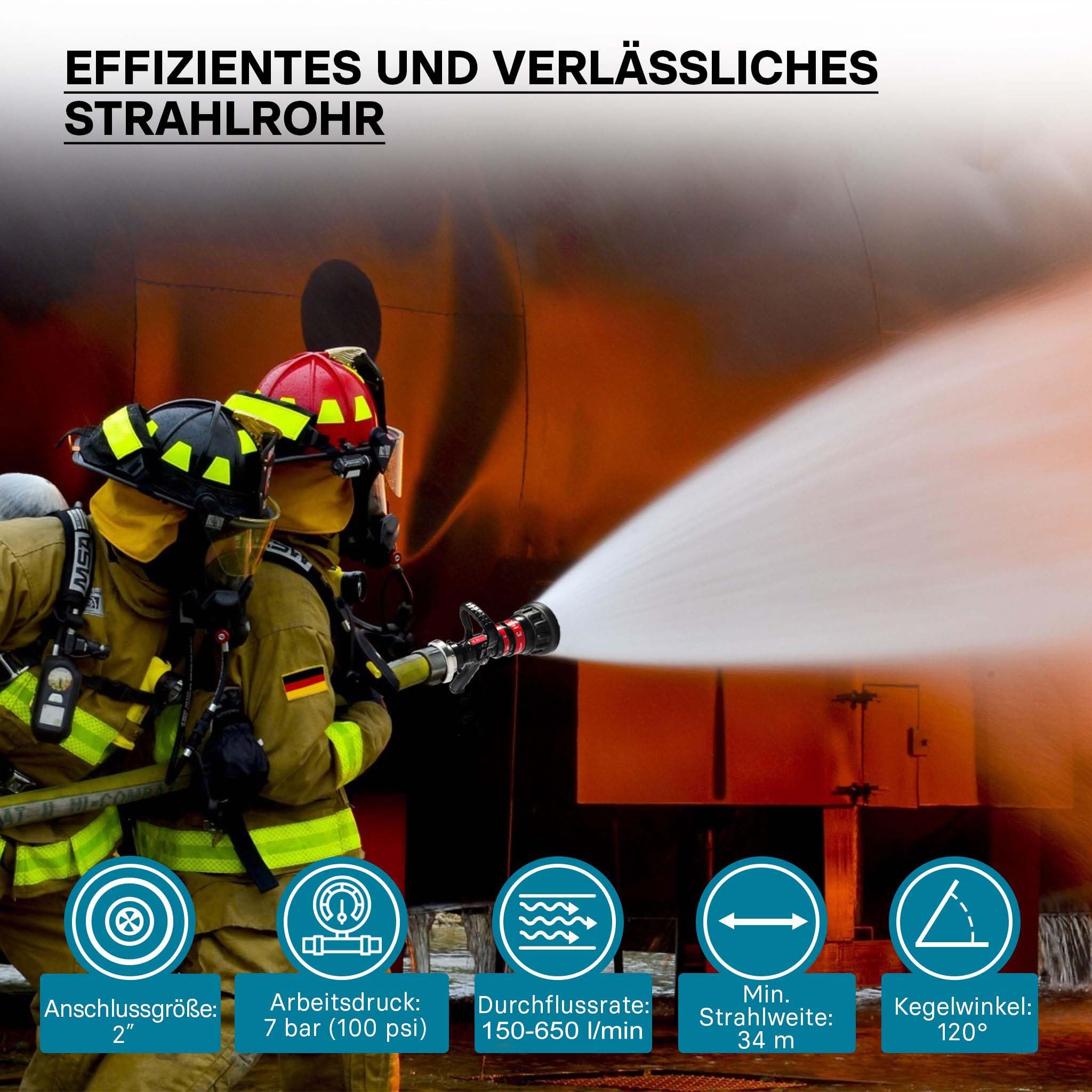 Wiltec Lancia Antincendio 150-660 l/min Storz C Getto