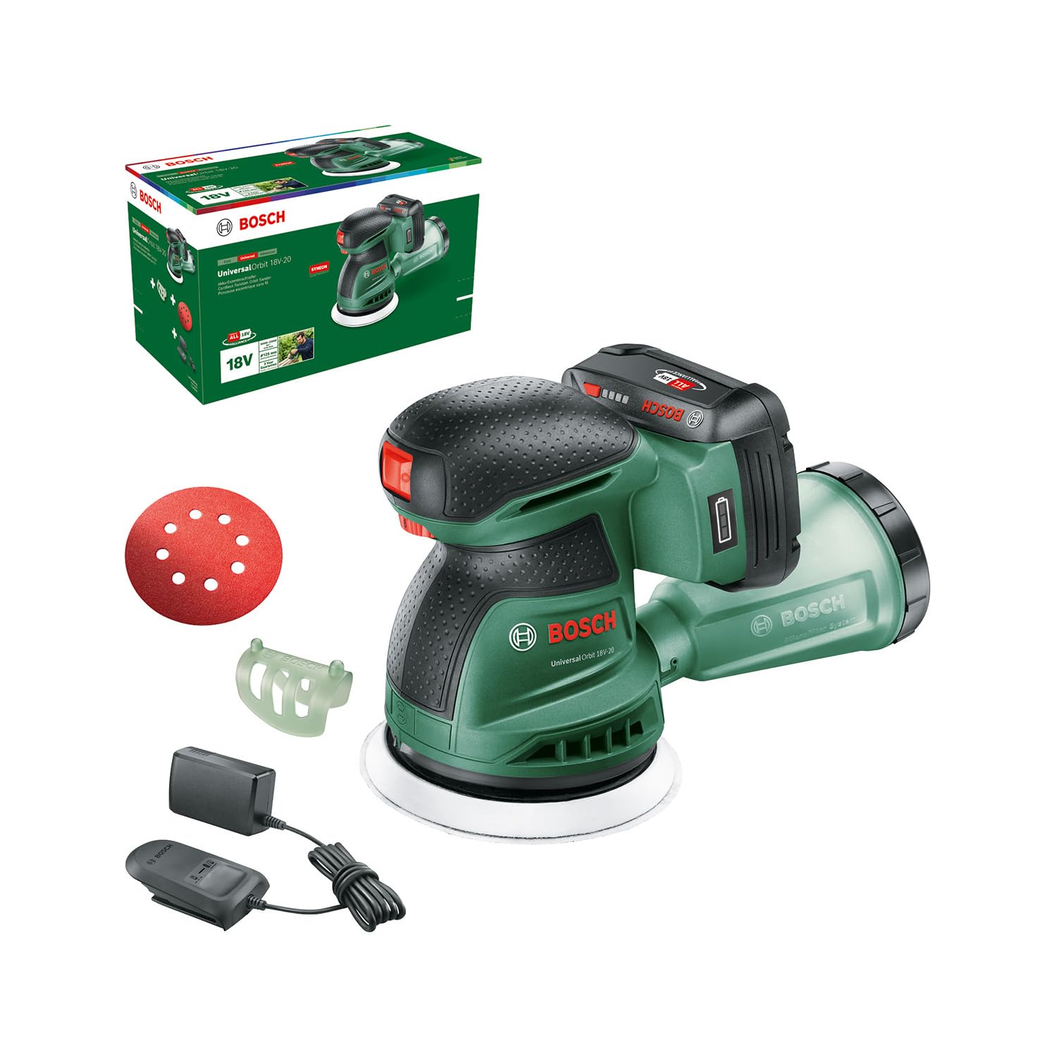 Bosch UniversalOrbit 18V-20 levigatrice 125 mm senza batteria