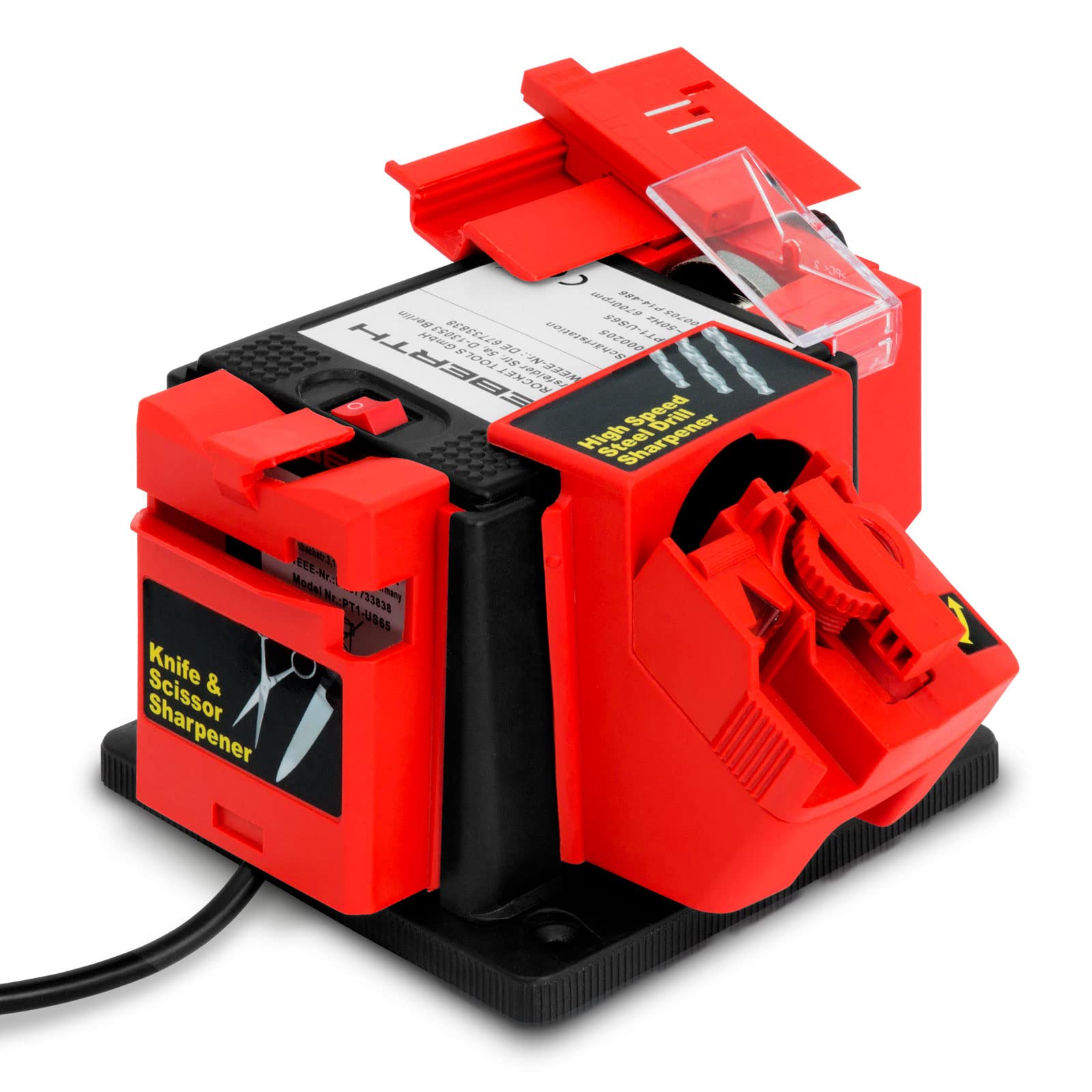 EBERTH Stazione Affilatura Universale 65W 6000 giri/min 3 in 1