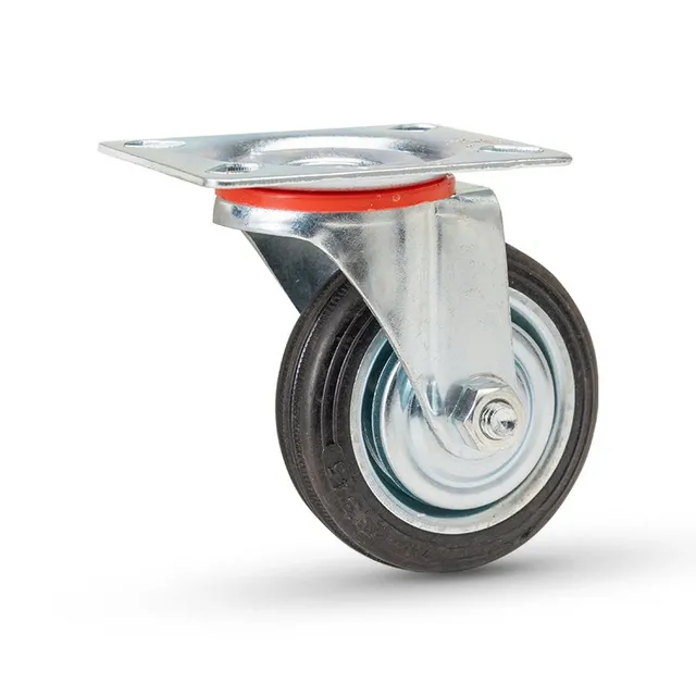 Bormann Rotella girevole gomma 75mm 85kg