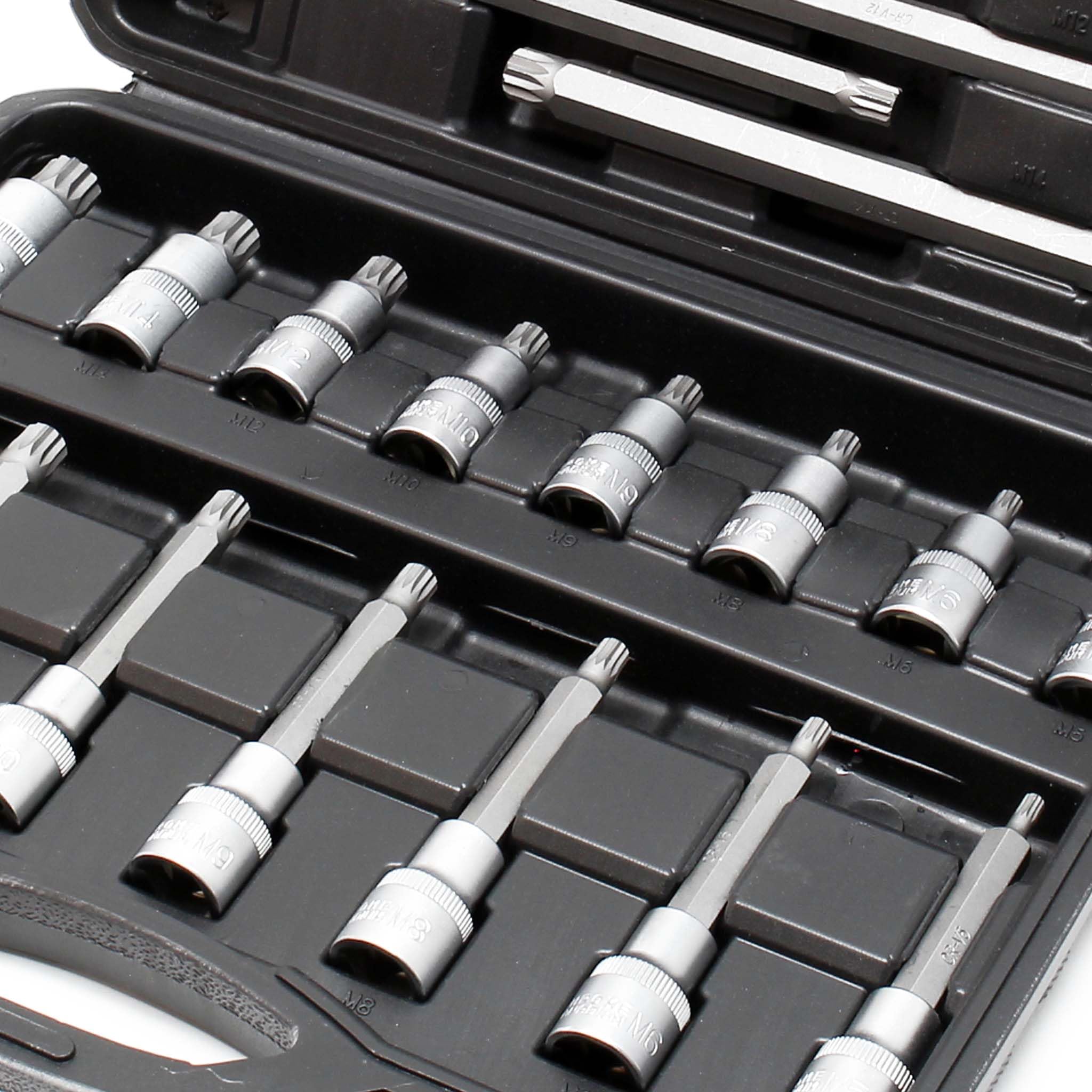 Wiltec set chiavi a bussola 88 pz 1/2" 3 valigette