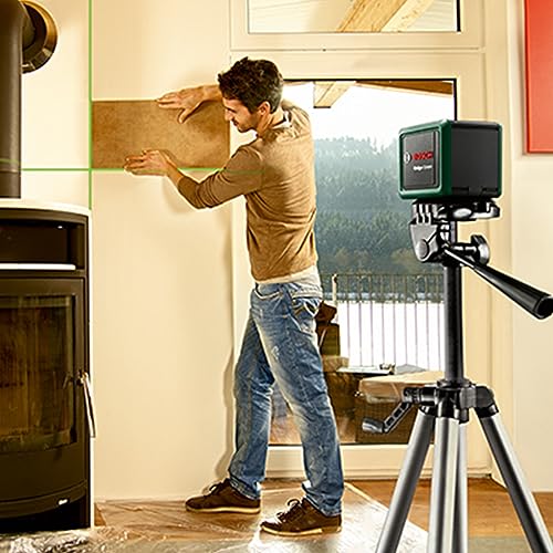 Bosch Quigo Green livella laser croce 12 m con treppiede