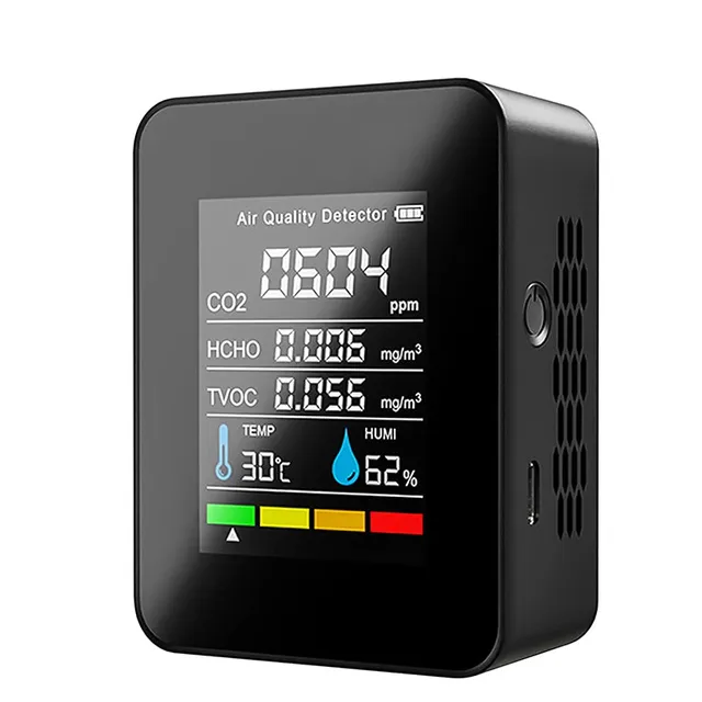 Tilswall Monitor Qualità Aria 5-in-1 CO2 HCHO Interno