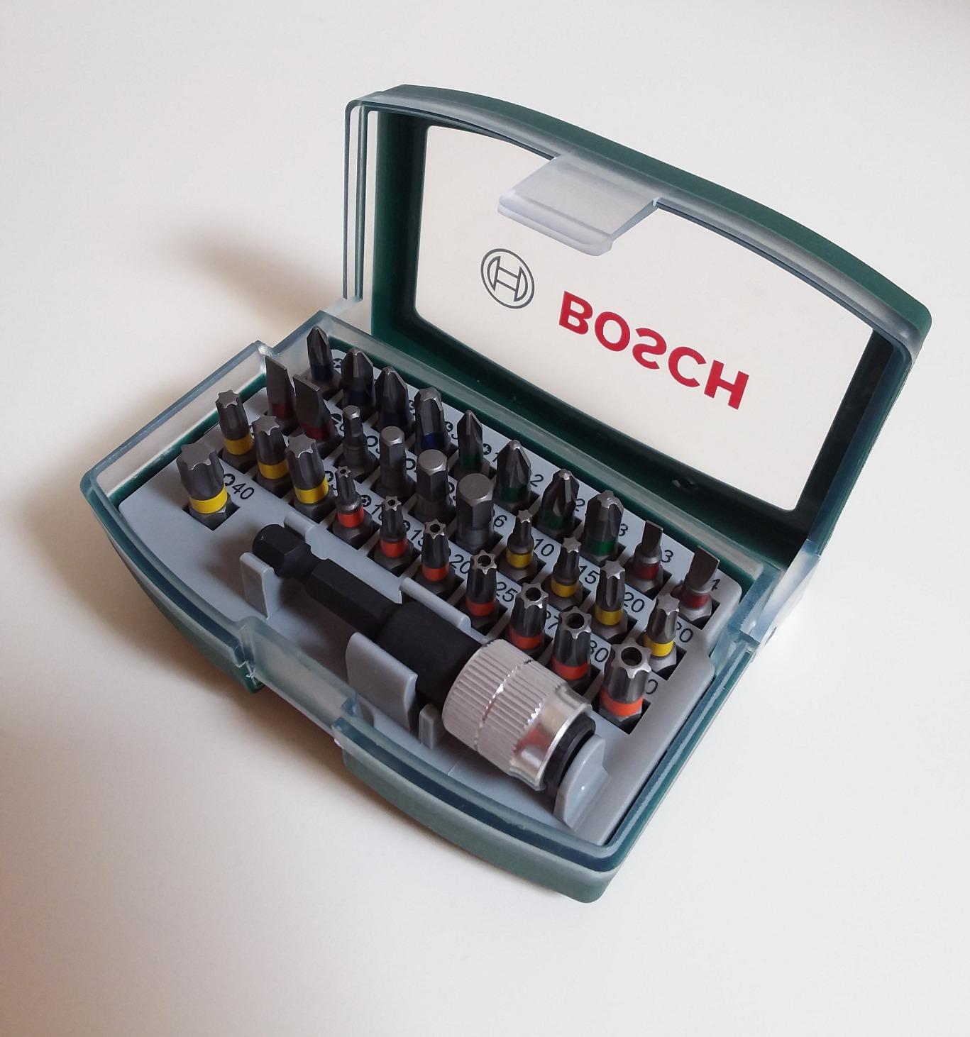 Bosch Rainbow Set 2607017063 set inserti 32 pezzi colorati