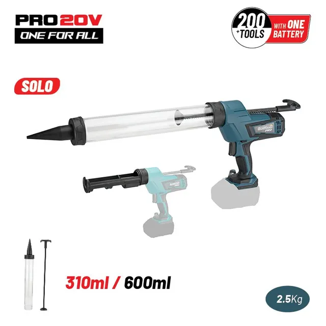 Bormann Pro pistola silicone 20V Solo 4500N LED