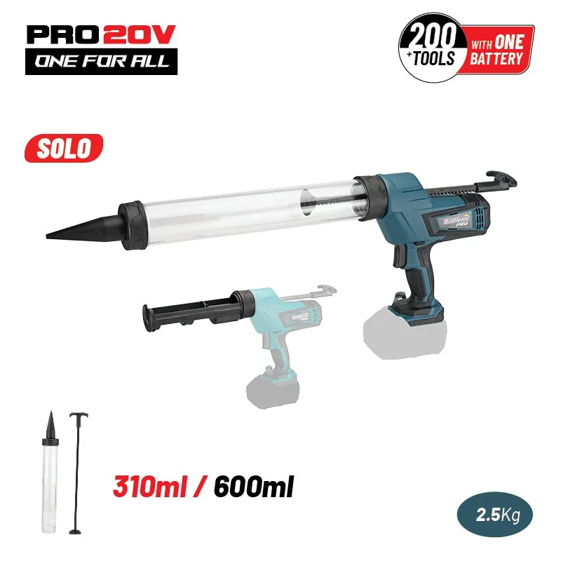 Bormann Pro pistola silicone 20V Solo 4500N LED