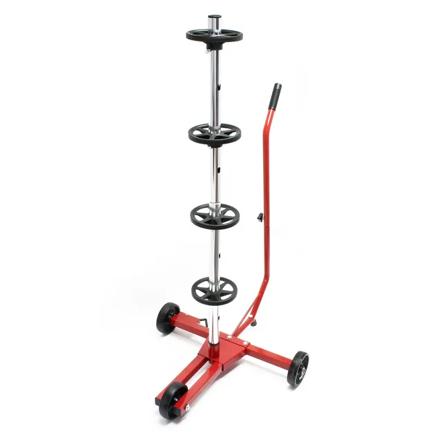 Wiltec Carrello Porta Gomme 100 kg 4 Ruote 225 mm mobile