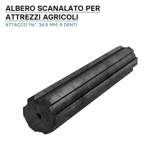 Wiltec Profilo Scanalato BT 300mm 1 3/8" 6 Denti