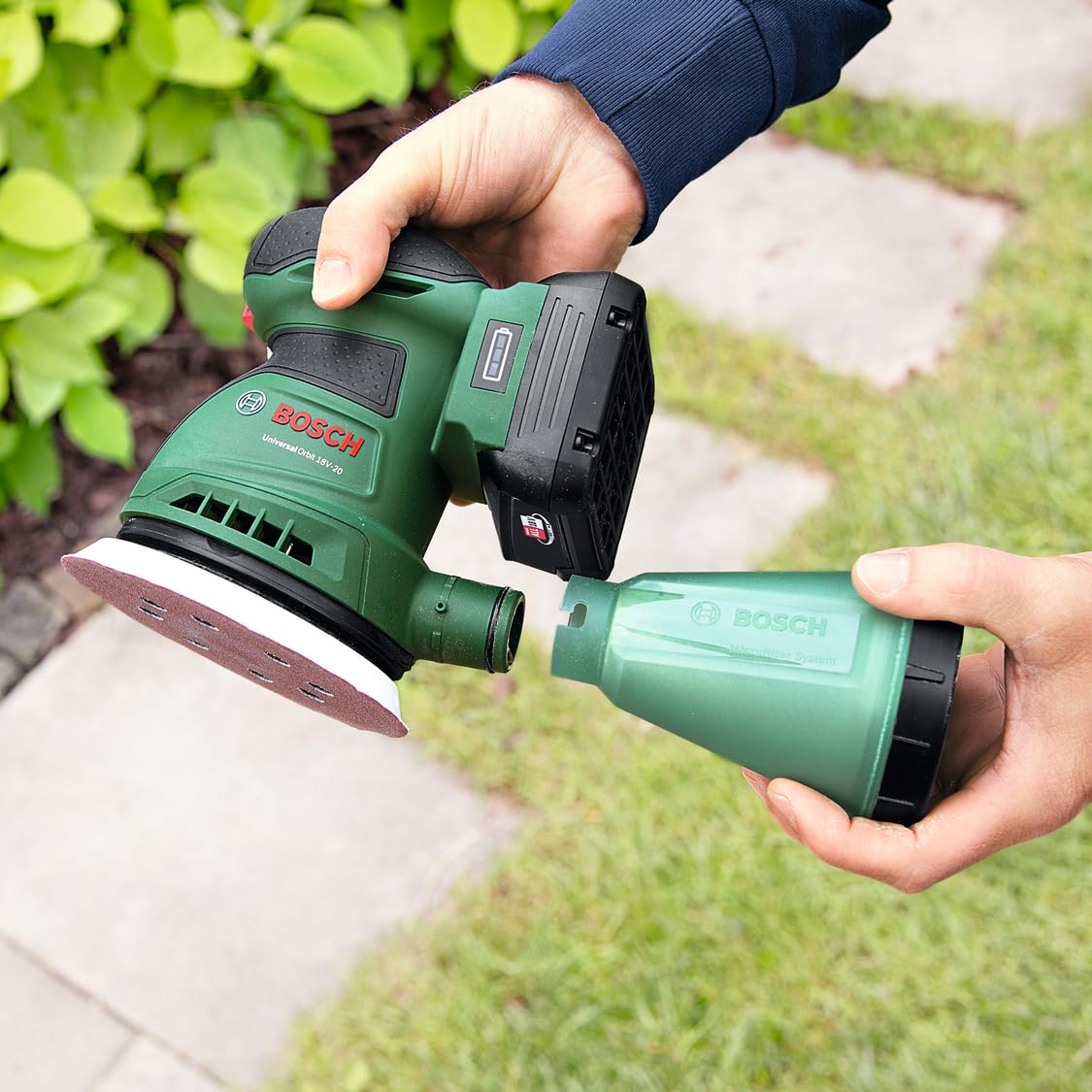 Bosch UniversalOrbit 18V-20 levigatrice 125 mm senza batteria