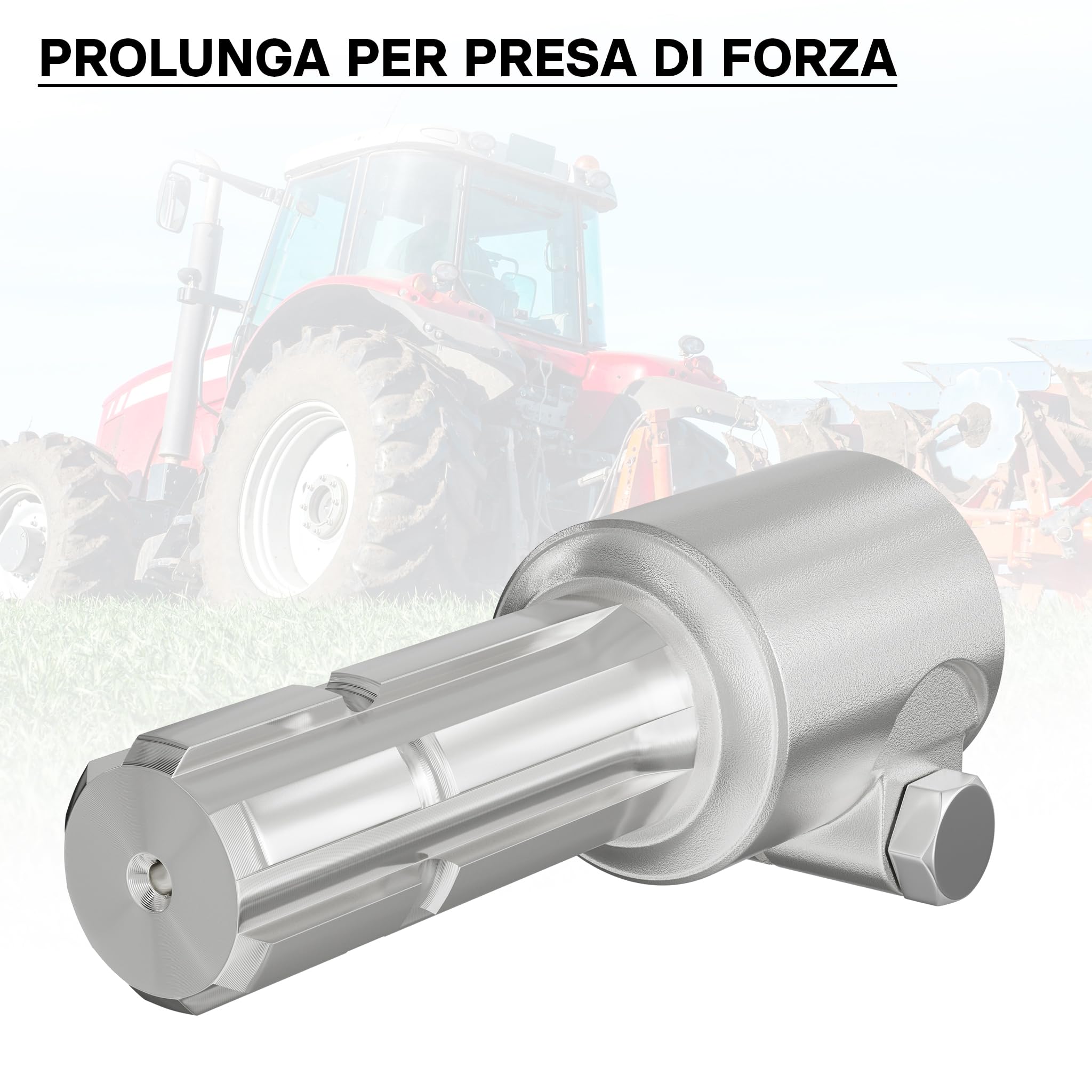 Wiltec boccola albero cardanico 175 mm 1 3/8 6D acciaio