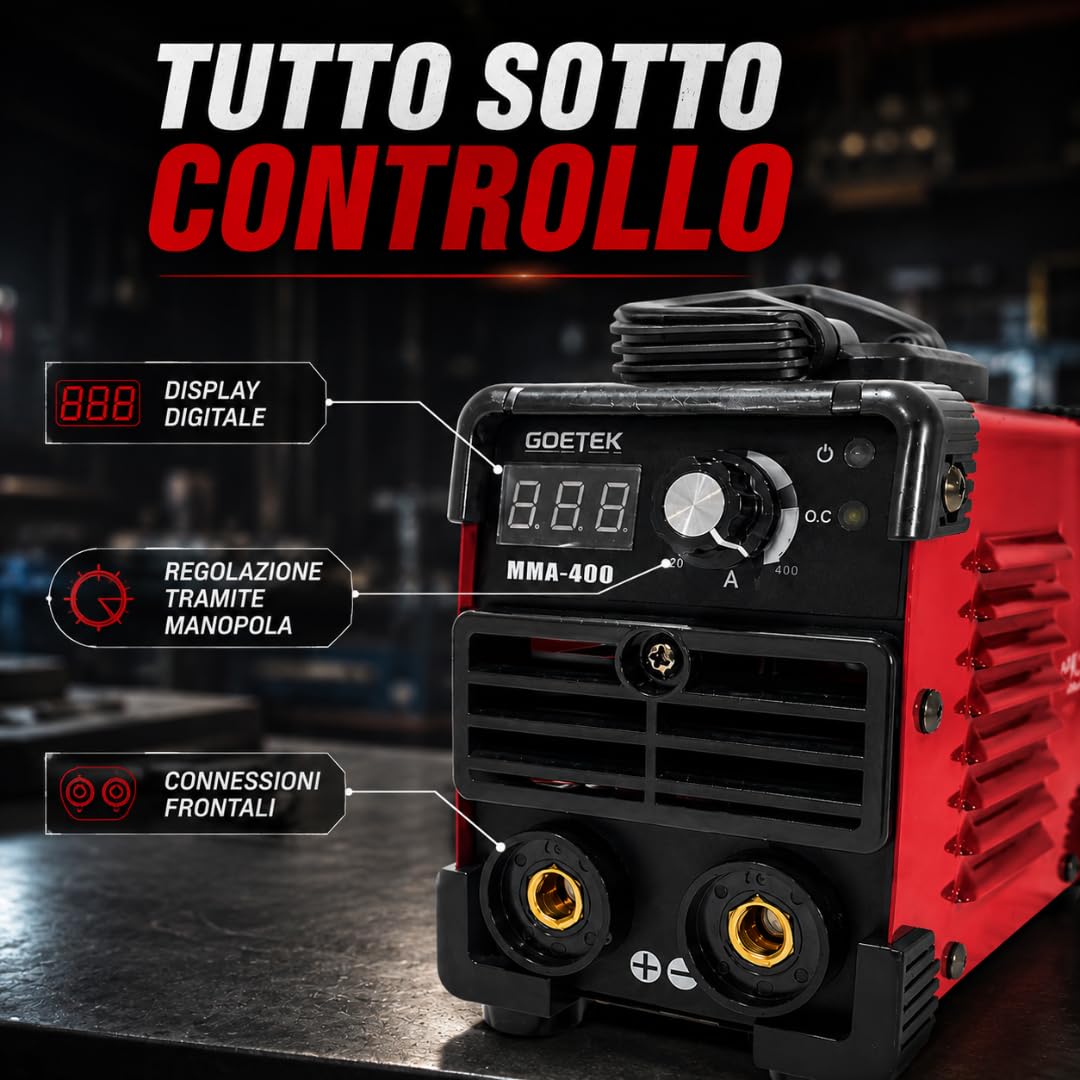 De Rosa Shop saldatrice inverter 400A MMA Lift TIG