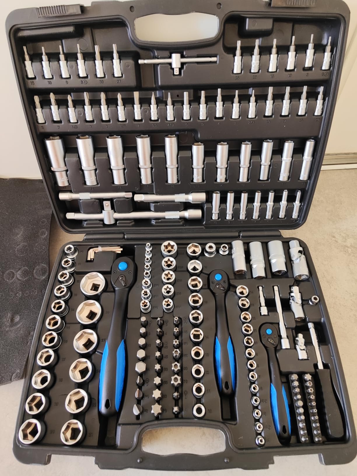 Wiltec Set Chiavi a Bussola 172 Pezzi Cricchetto