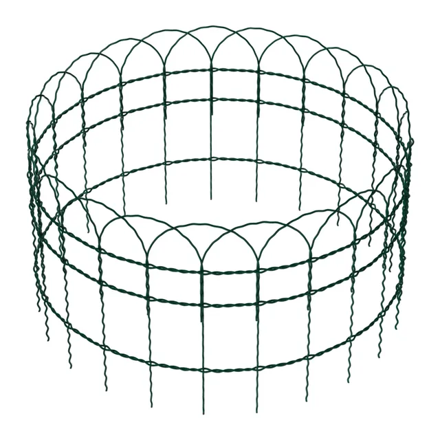 Wiltec 65271 rete metallica giardino 0,65x25 m verde maglia 9x15