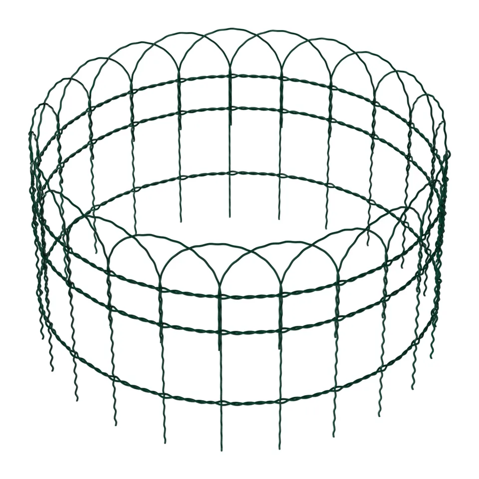 Wiltec 65271 rete metallica giardino 0,65x25 m verde maglia 9x15