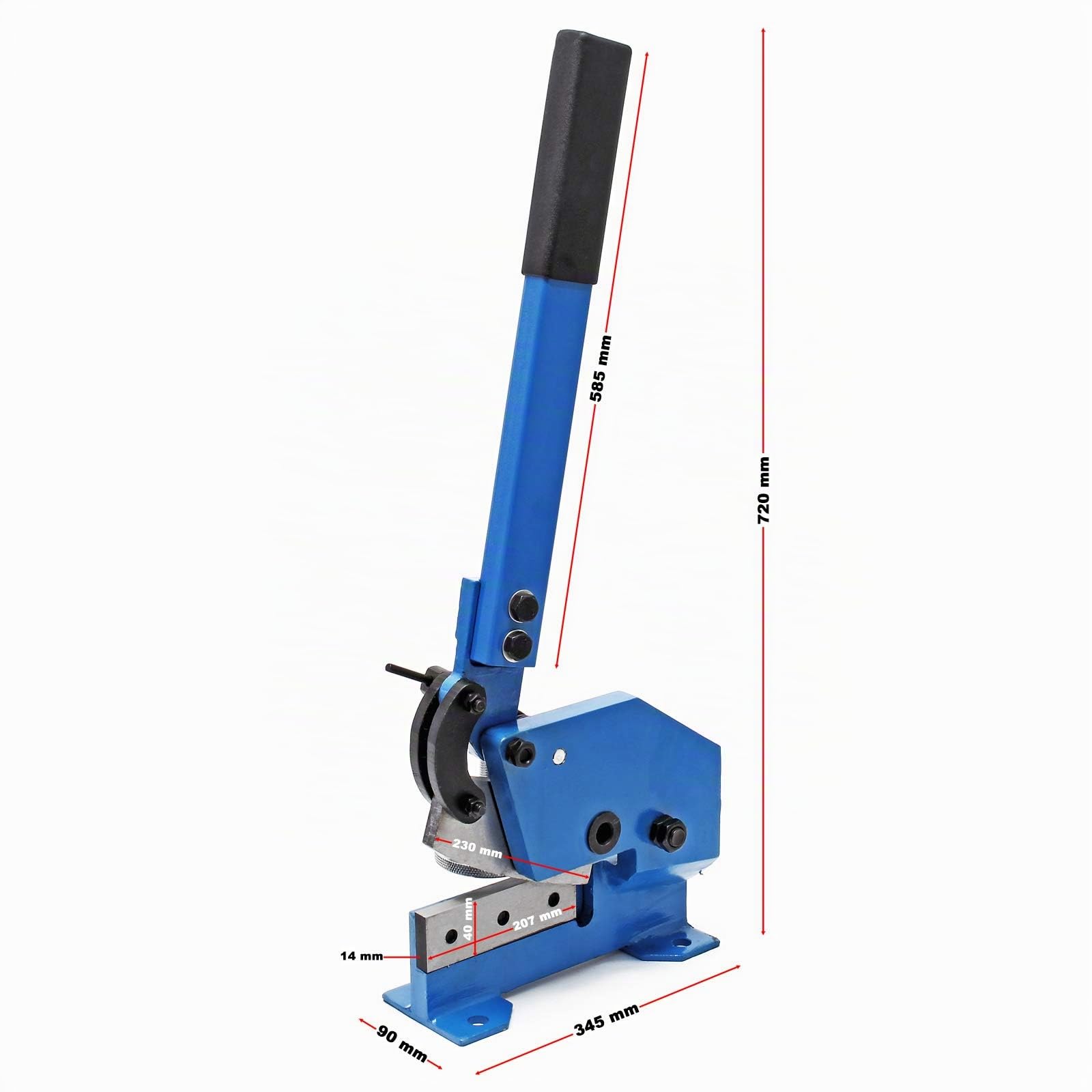 Wiltec Cesoia Manuale a Leva 200 mm per Lamiere