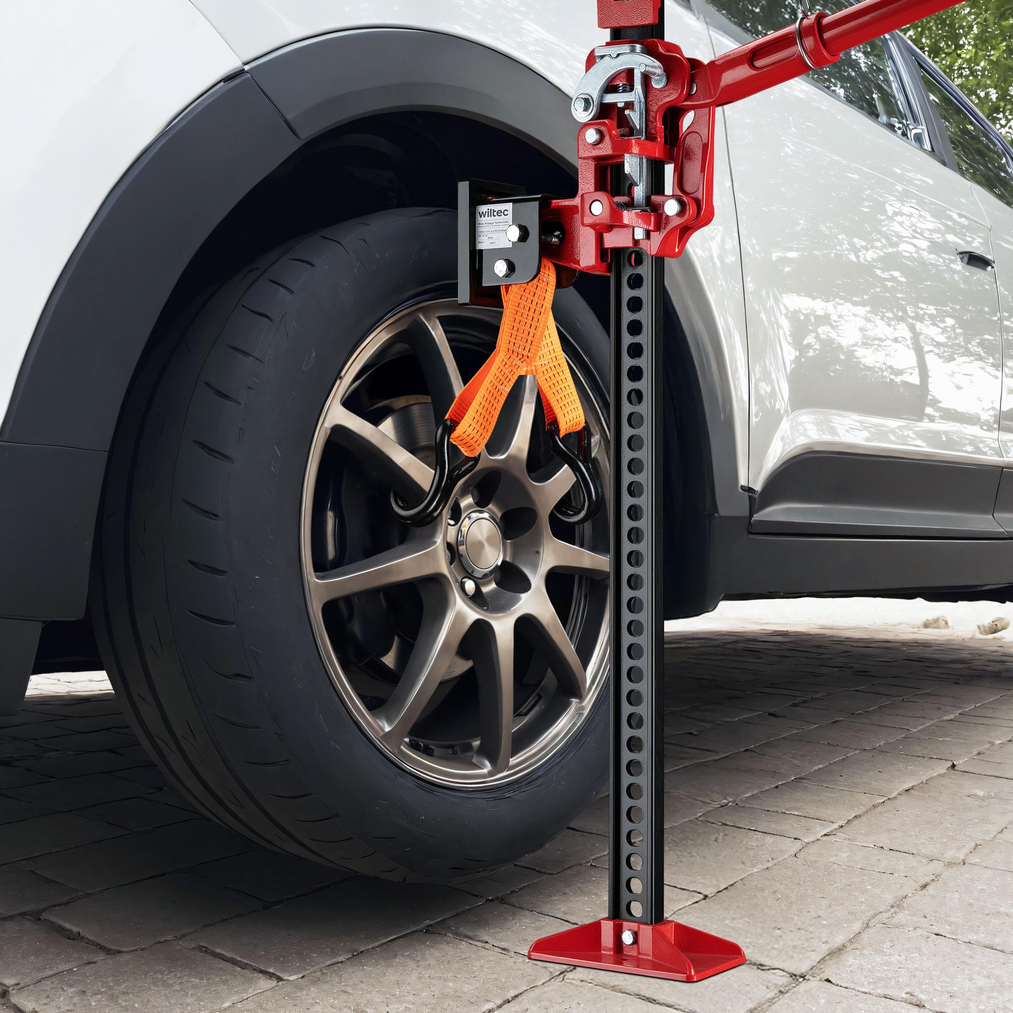 Wiltec Adattatore Ruota sollevatore cerchio Hi-Lift acciaio