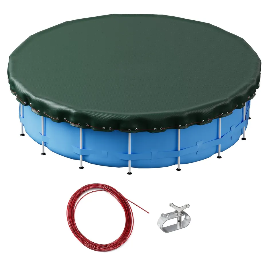 Wiltec Telo Copertura Piscina Rotonda 520 cm 2in1
