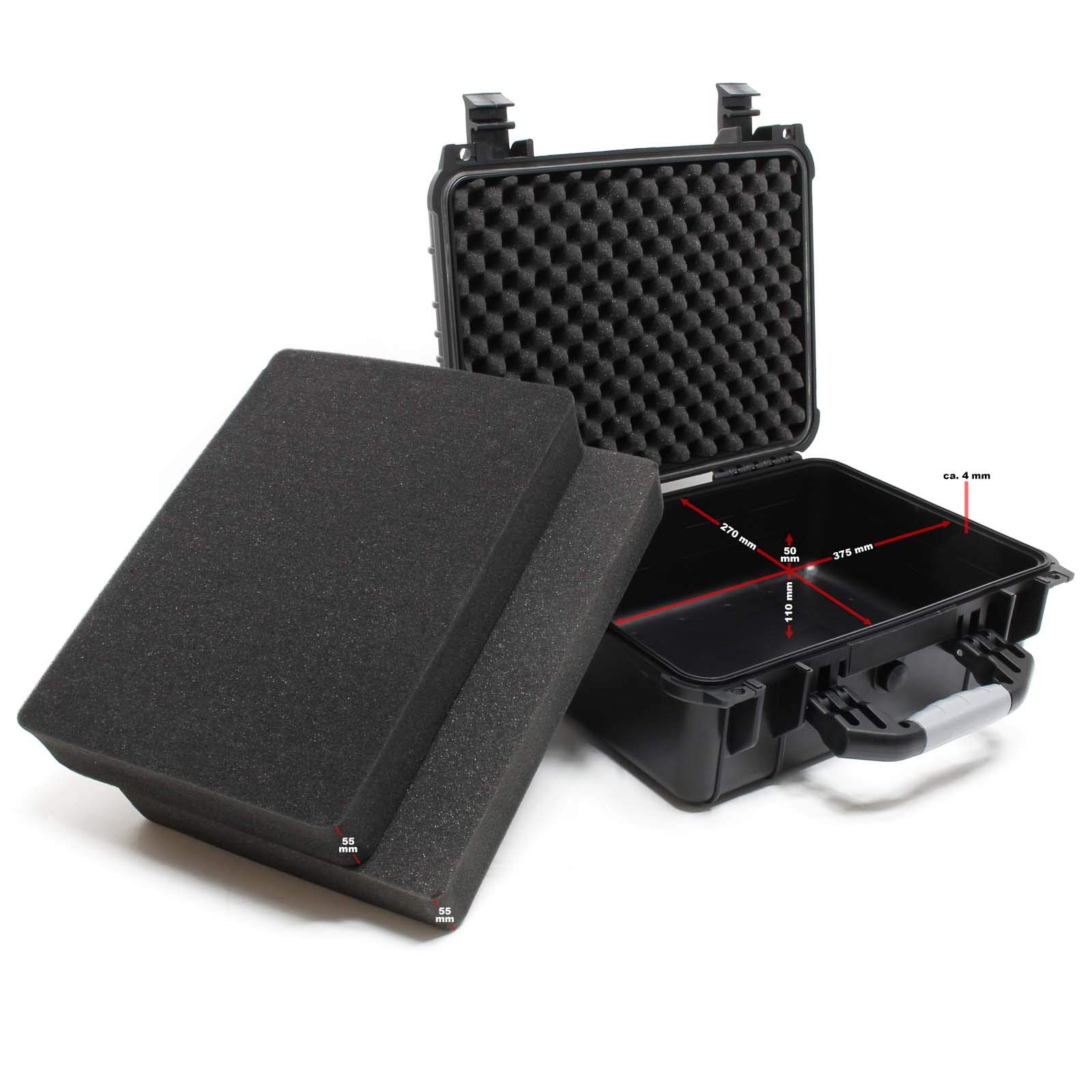 Wiltec Valigetta rigida 41x33x17 cm IP67 con spugna