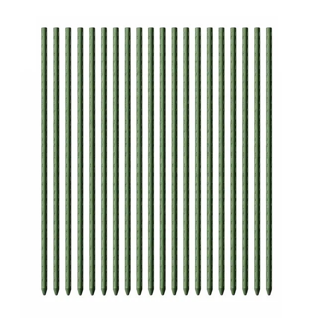 Wiltec Toboli pali per piante 20 pz 120 cm acciaio