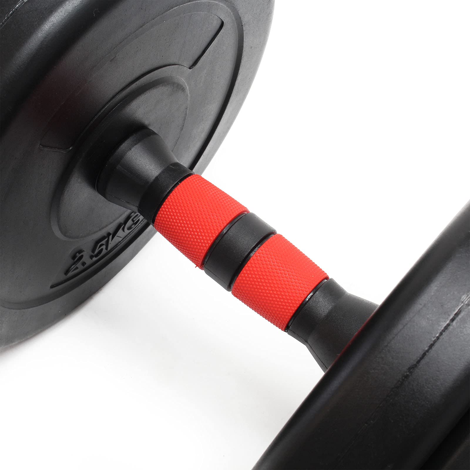 Luxtri set manubri componibili 20 kg 12 dischi cemento
