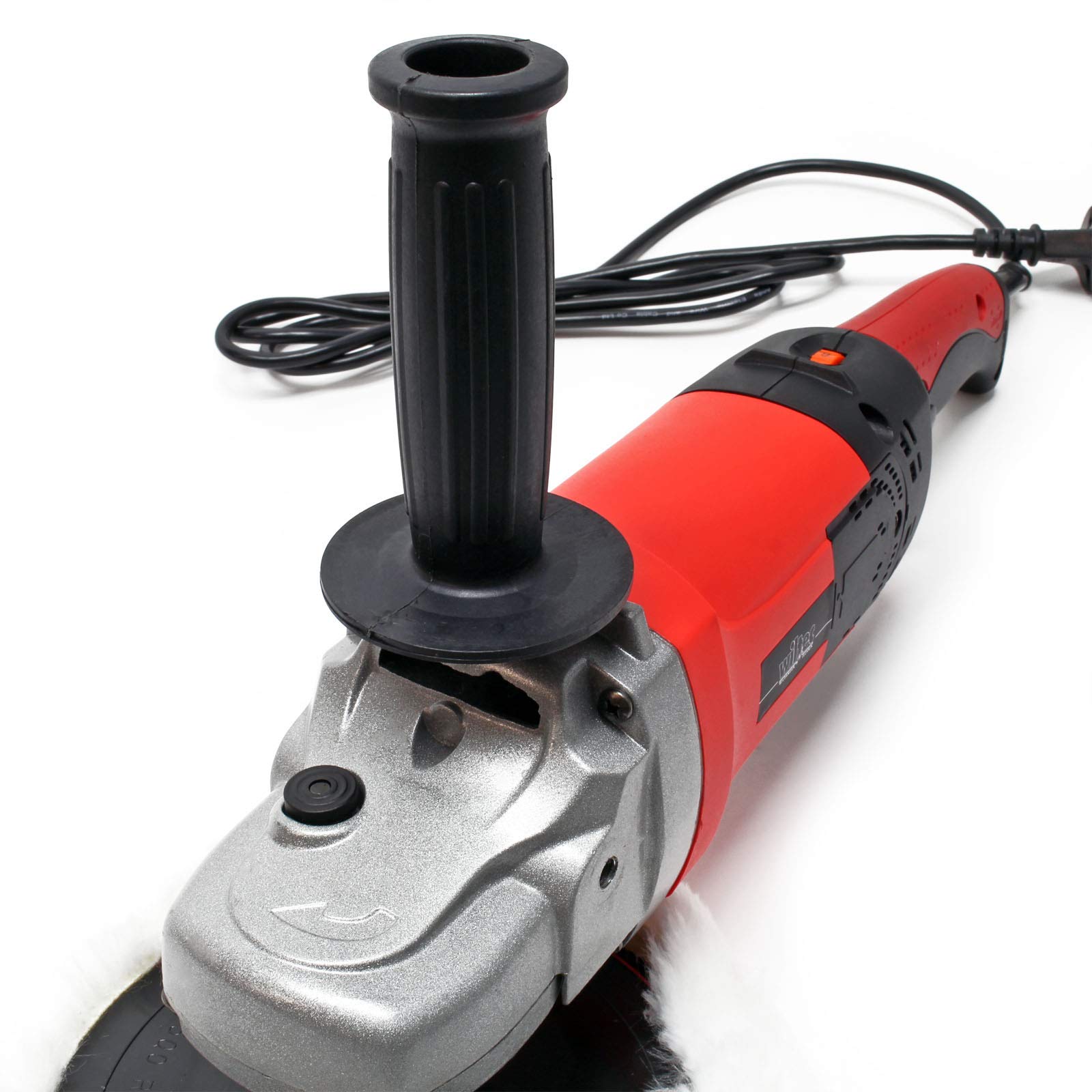 Wiltec Lucidatrice 1500W Levigatrice a Disco Rossa con Custodia