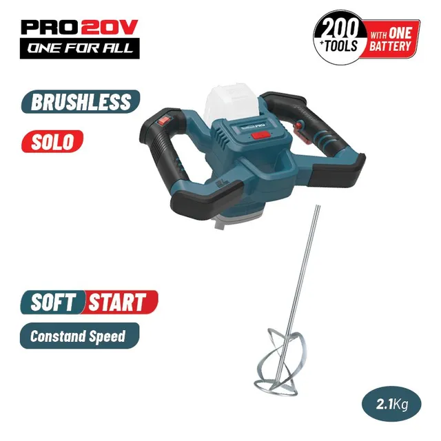 Bormann miscelatore a batteria 20V brushless M14 solo corpo
