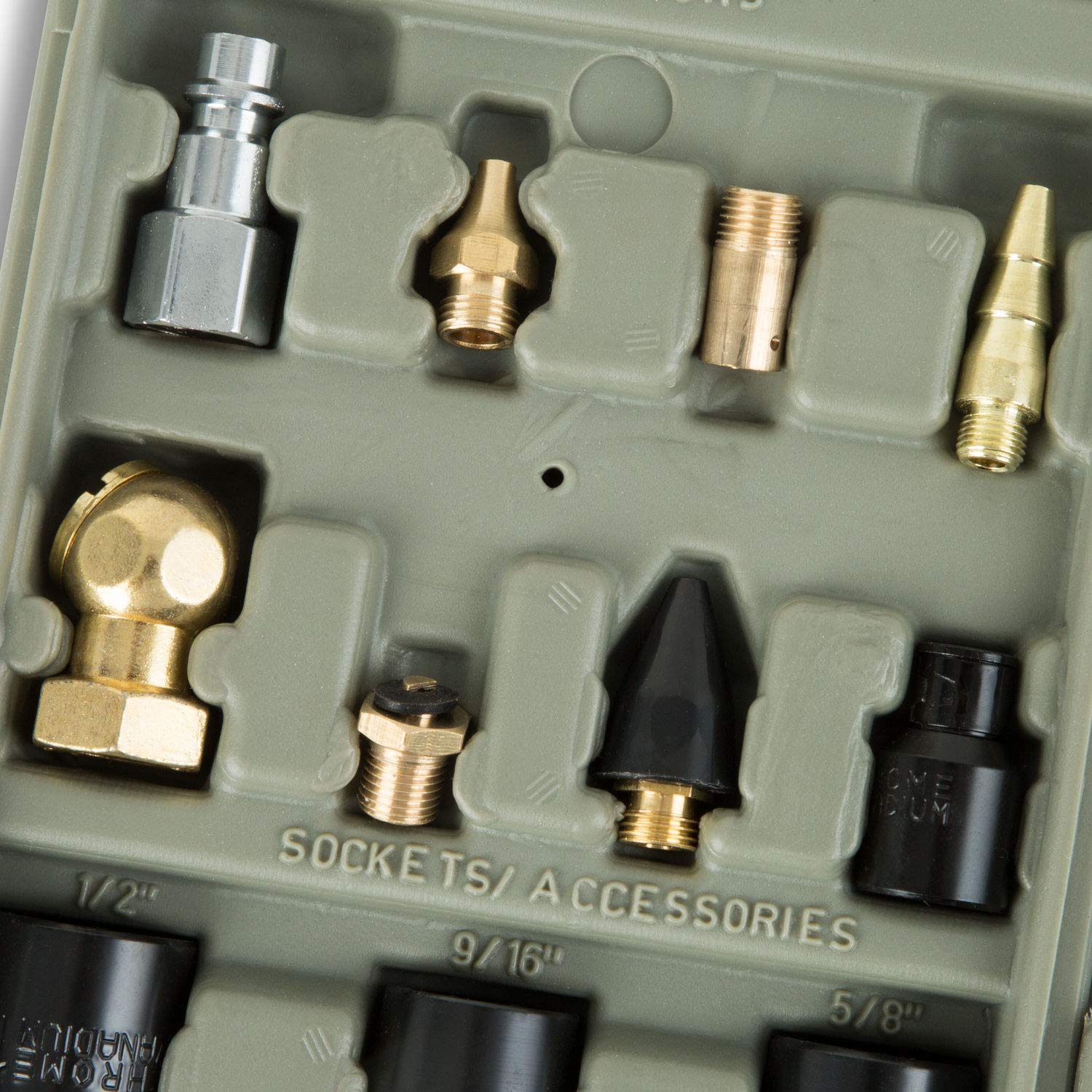 EBERTH Set Utensili Pneumatici 71 Pezzi 1/2" con Valigetta
