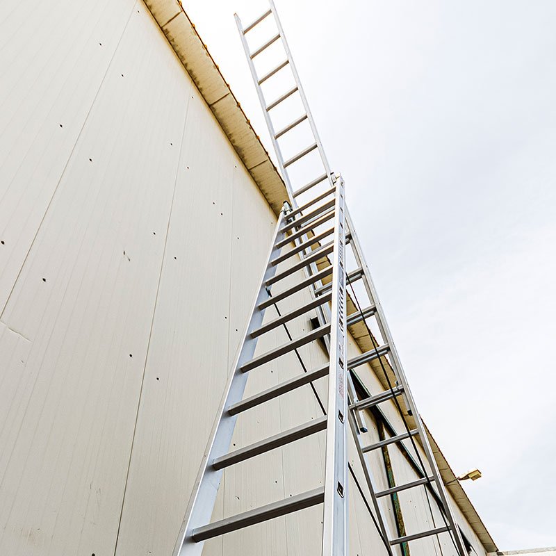 Bormann Scala Tripla Alluminio 3x11 6,49m Professionale