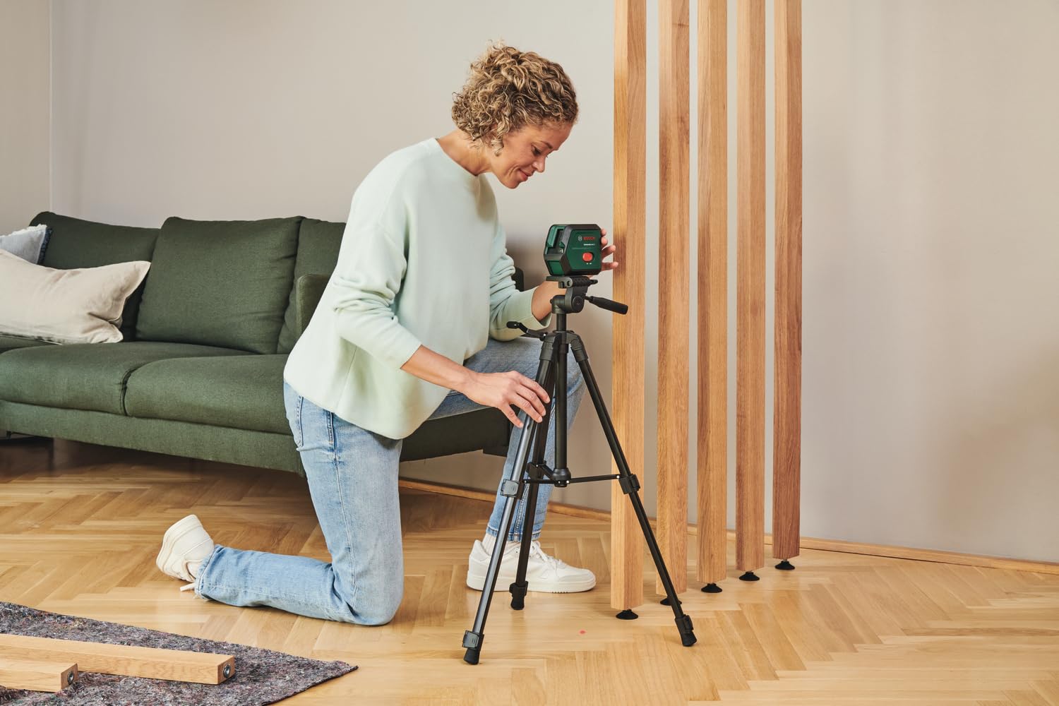 Bosch UniversalLevel 2 livella laser verde + treppiede