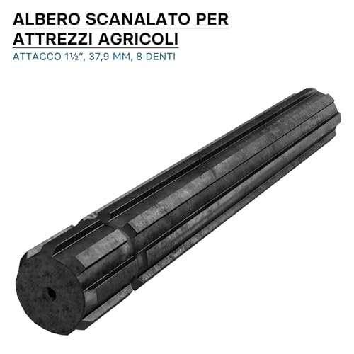 Wiltec GT1 albero scanalato cardano 300 mm 8 denti