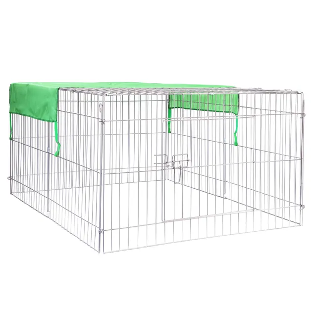 Wiltec Recinto Piccoli Animali 122x95 cm con telo parasole