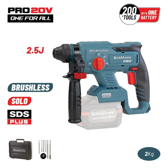 Bormann perforatore brushless 20V SDS-Plus solo 2.0J BMC
