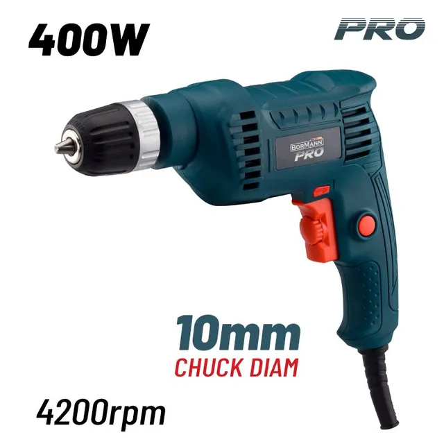 Bormann Pro Trapano Elettrico 400W 1,1 kg