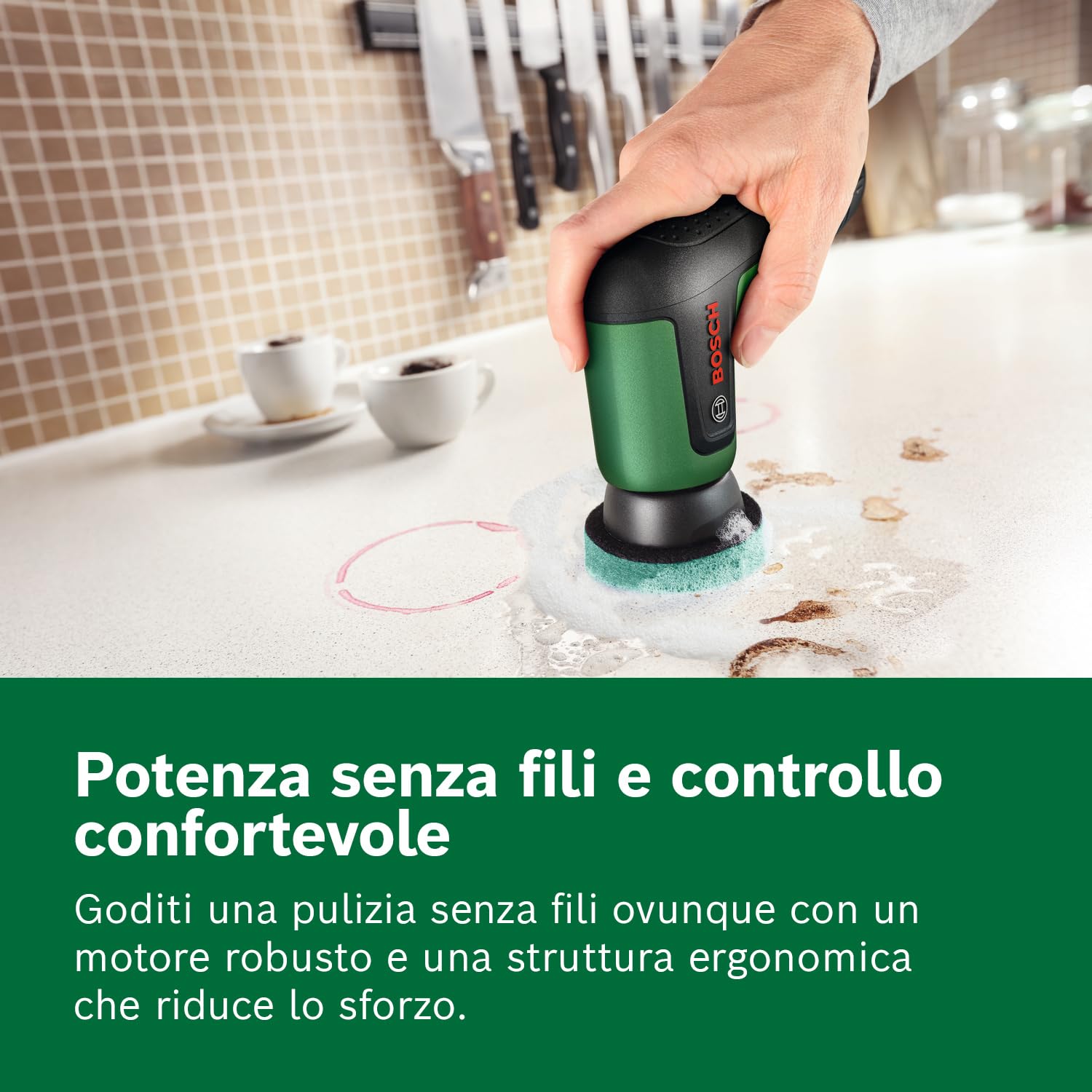 Bosch UniversalBrush TAYDO spazzola pulizia a batteria con kit