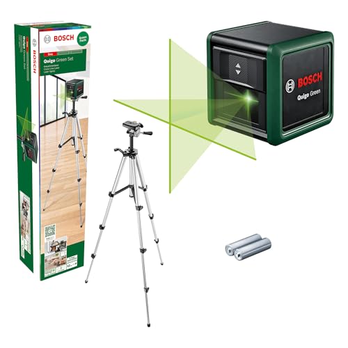 Bosch Quigo Green livella laser croce 12 m con treppiede
