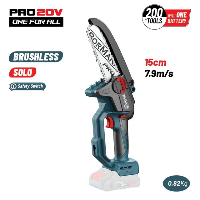 Bormann Mini Motosega a Batteria 20V Brushless Solo