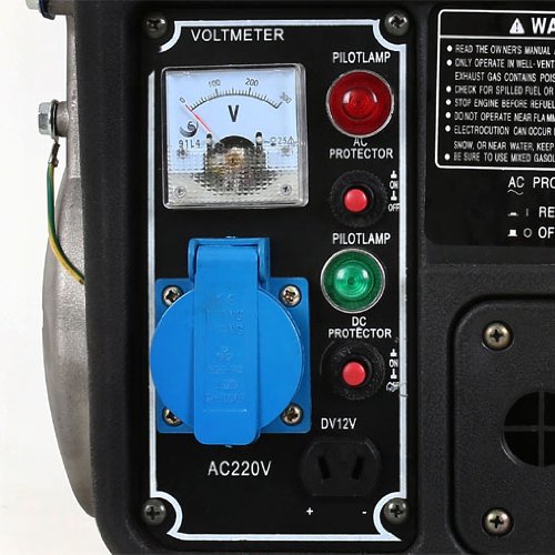 Eberth 750W Generatore Corrente Benzina 650W Portatile