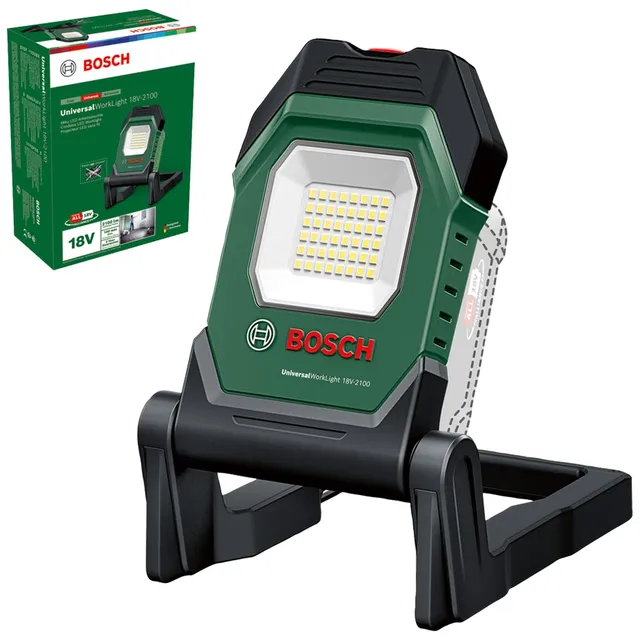 Bosch Universal WorkLight 18V-2100 torcia lavoro senza batteria