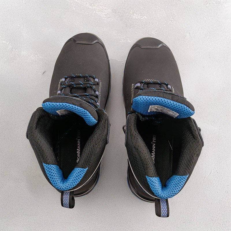 Bormann Madera Scarponi Lavoro Neri 45 Nubuck