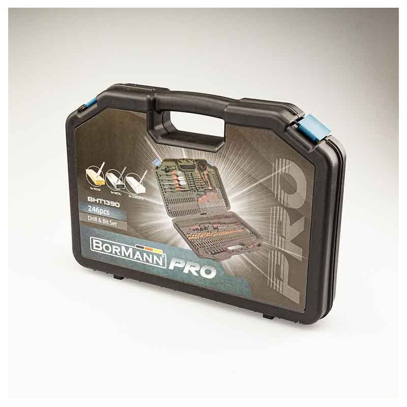 Bormann Pro set punte trapano HSS titanio completo