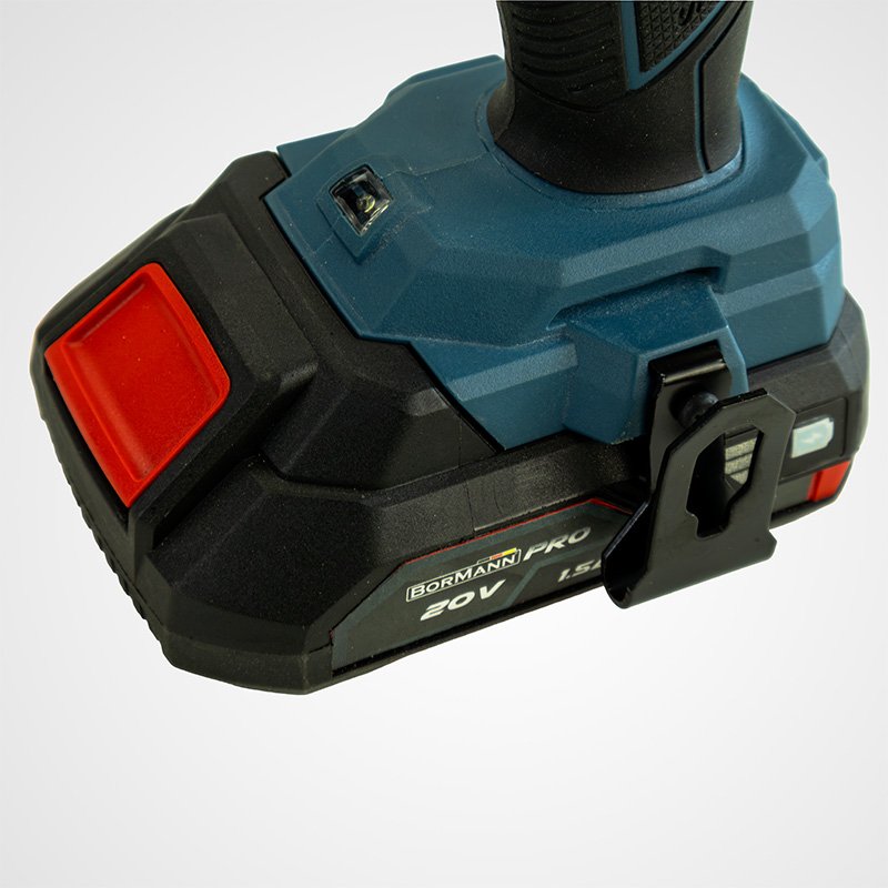 Bormann trapano battente brushless 20V 40Nm 2x2Ah