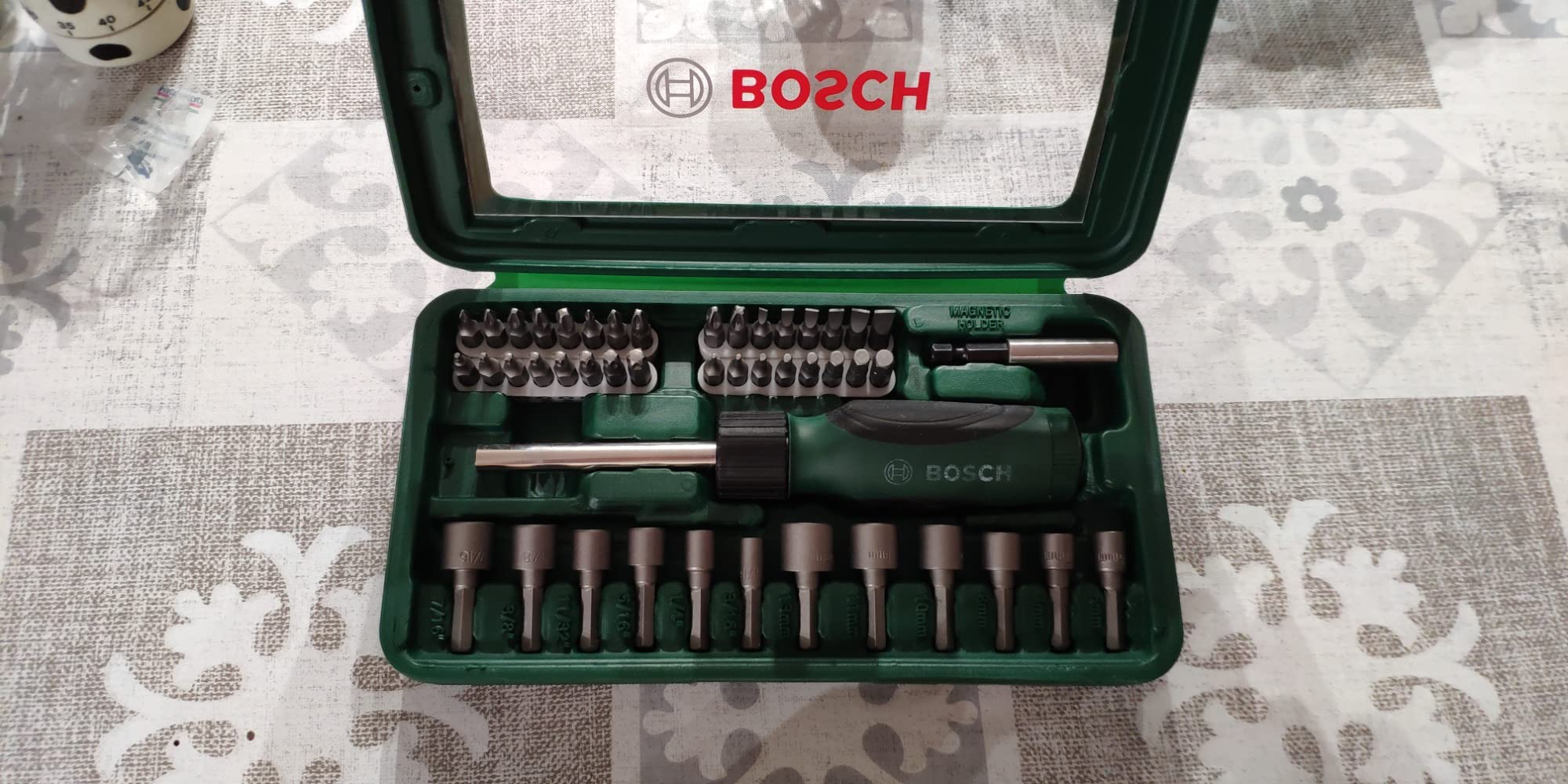 Bosch 2607019504 Set Bit Avvitamento 46 pezzi con cricchetto