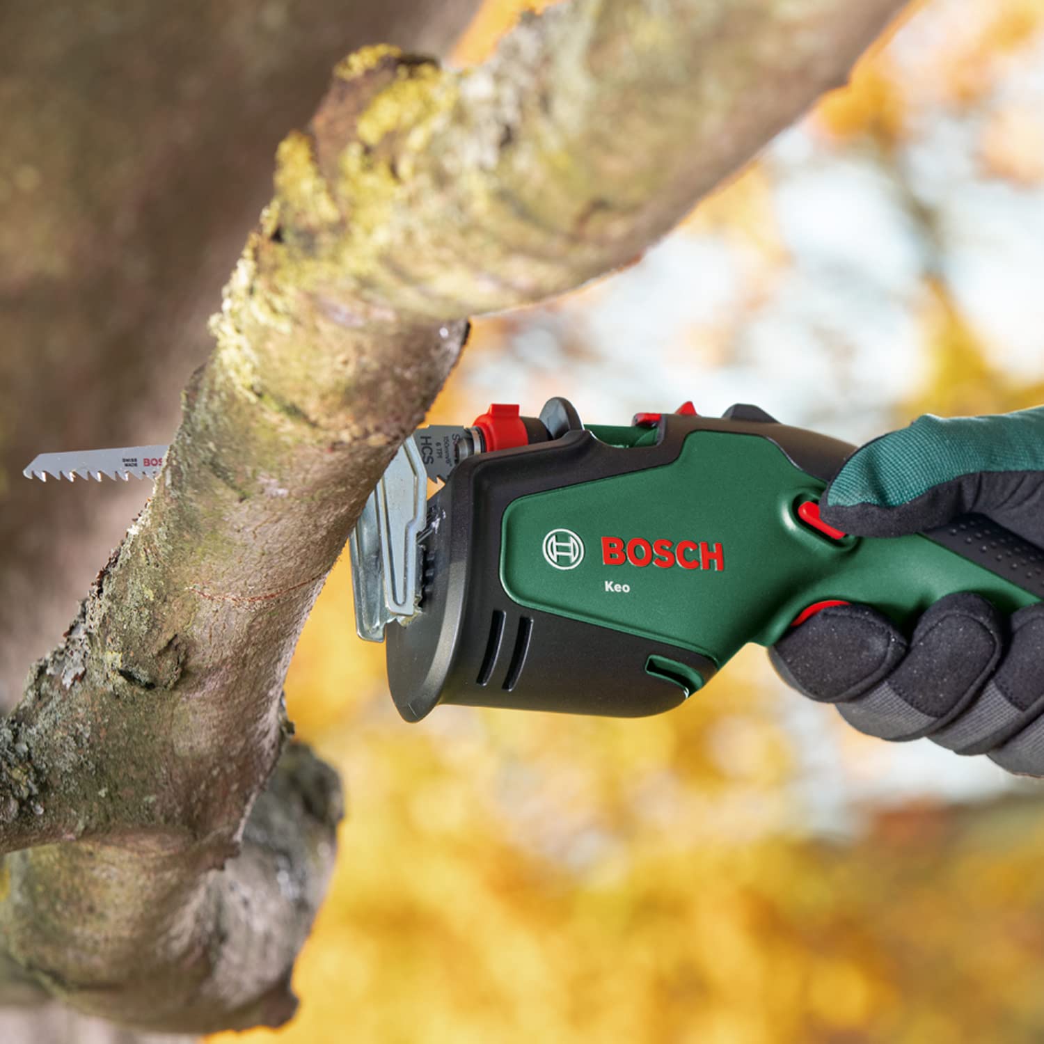 Bosch Keo Sega da Giardino 18V 80 mm con Batteria 2,0 Ah